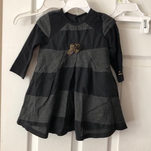 Catimini black and grey Dress size 2 (86)